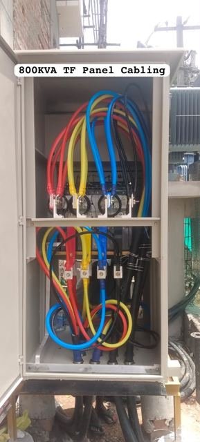 800 KVA Transformer Panel Cabling